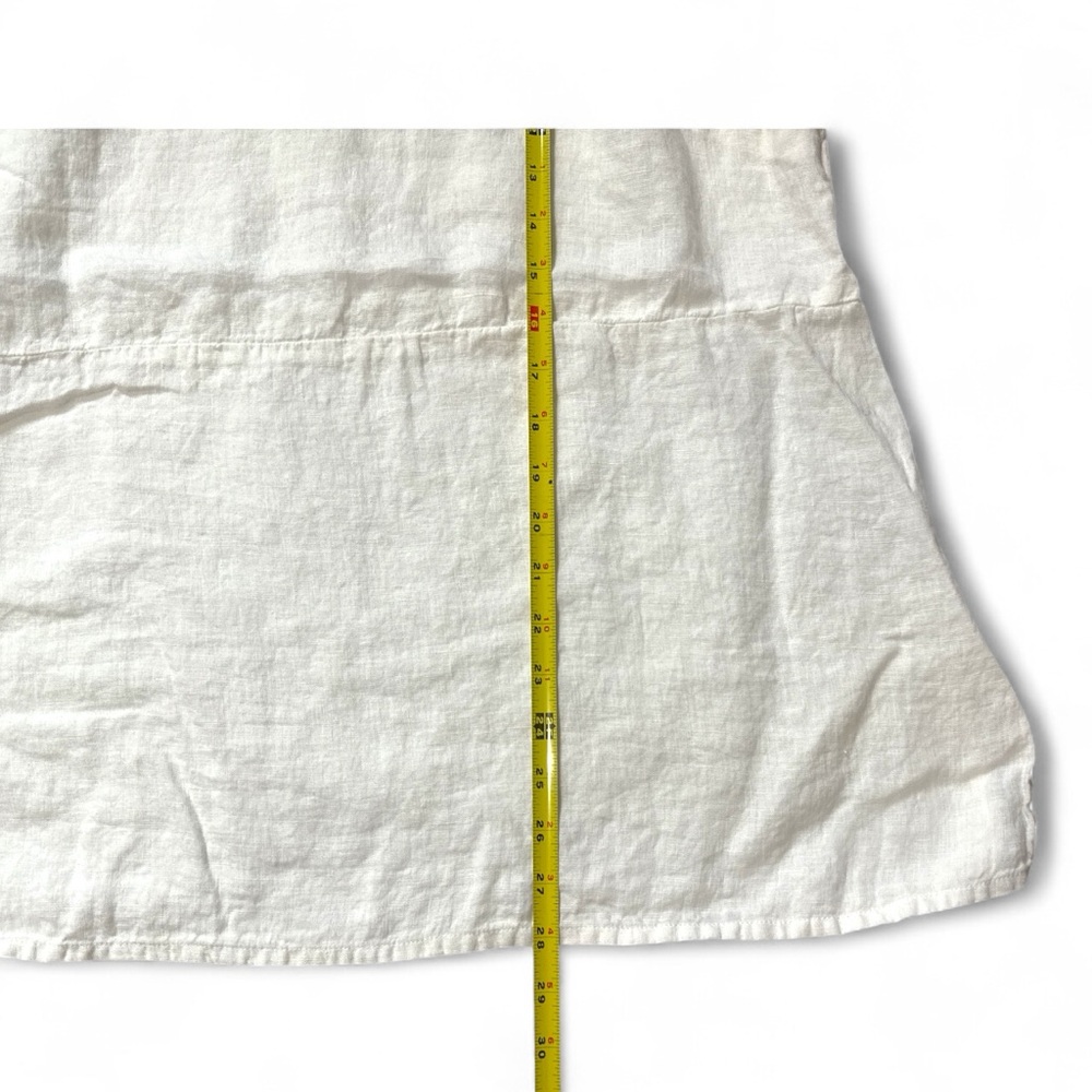 Flax Women's Cream Sleeveless Tank Top 2G - Picture 3 of 4